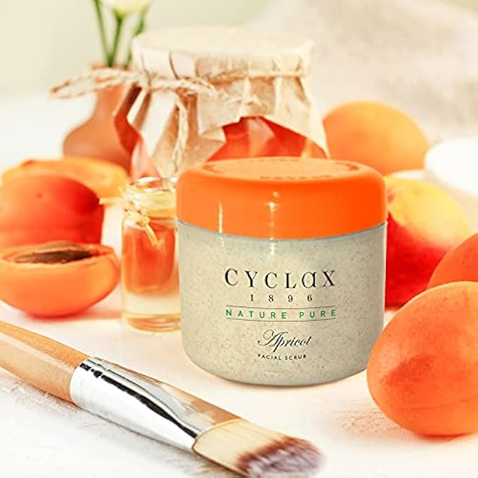 CYCLAX NATURE PURE APRICOT FACIAL SCRUB 300ML (PACK OF 3) - Image 3